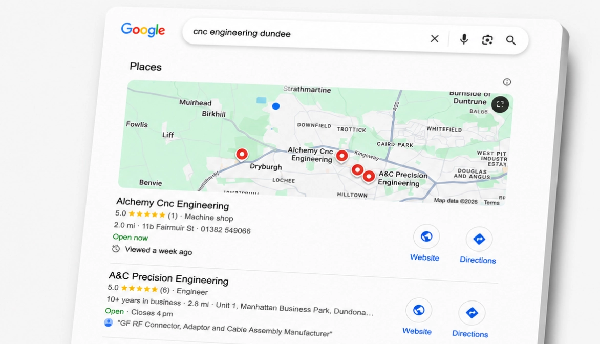 Website Optimisation and SEO in Dundee